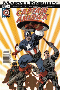 Cover Thumbnail for Captain America (Marvel, 2002 series) #24 [Newsstand]