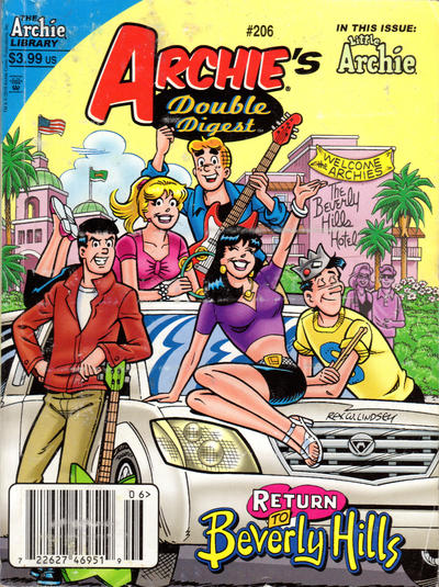 Cover for Archie's Double Digest Magazine (Archie, 1984 series) #206 [Newsstand]