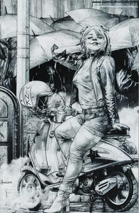 Cover Thumbnail for Unnatural (Image, 2018 series) #8 [Emerald City Comic Con Exclusive Anacleto B&W Virgin cover variant]