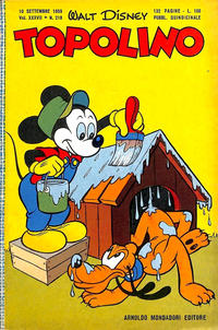 Cover Thumbnail for Topolino (Mondadori, 1949 series) #218