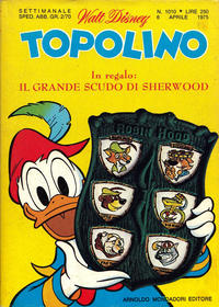 Cover Thumbnail for Topolino (Mondadori, 1949 series) #1010