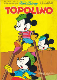 Cover Thumbnail for Topolino (Mondadori, 1949 series) #991