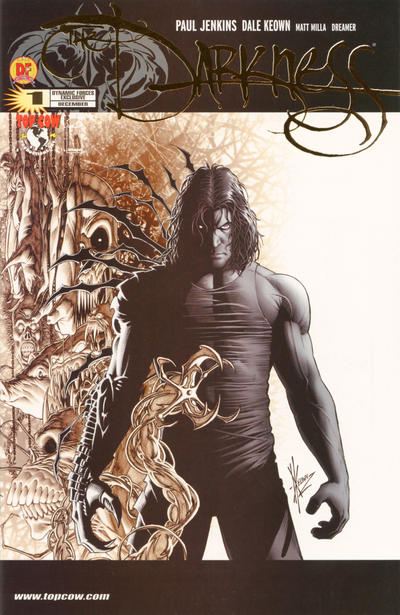 Cover for The Darkness (Image, 2002 series) #1 [Dynamic Forces Gold Foil Variant]