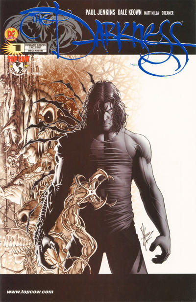 Cover for The Darkness (Image, 2002 series) #1 [Dynamic Forces / Wizard Authentic Blue Foil Variant]