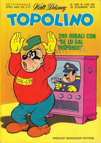 Cover Thumbnail for Topolino (Mondadori, 1949 series) #1255