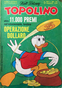 Cover Thumbnail for Topolino (Mondadori, 1949 series) #709