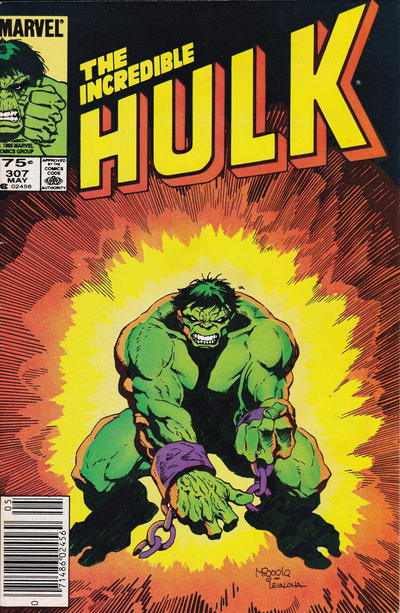 Cover for The Incredible Hulk (Marvel, 1968 series) #307 [Canadian]