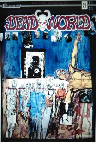 Cover for Deadworld (Caliber Press, 1989 series) #21 [Tame Cover]