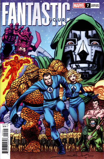 Cover for Fantastic Four (Marvel, 2023 series) #7 (700) [Walter Simonson Variant Cover]