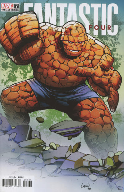 Cover for Fantastic Four (Marvel, 2023 series) #7 (700) [Cover D Variant Greg Land]