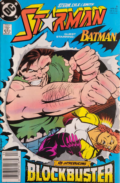 Cover for Starman (DC, 1988 series) #9 [Newsstand]