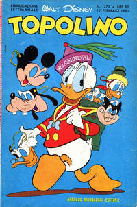 Cover Thumbnail for Topolino (Mondadori, 1949 series) #272