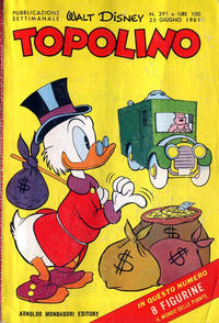 Cover Thumbnail for Topolino (Mondadori, 1949 series) #291