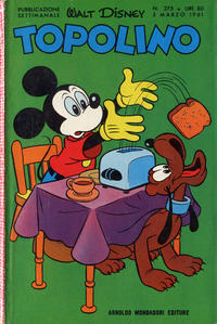 Cover Thumbnail for Topolino (Mondadori, 1949 series) #275