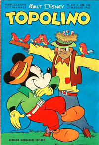Cover Thumbnail for Topolino (Mondadori, 1949 series) #339