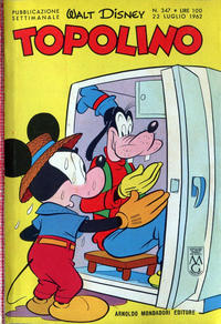 Cover Thumbnail for Topolino (Mondadori, 1949 series) #347