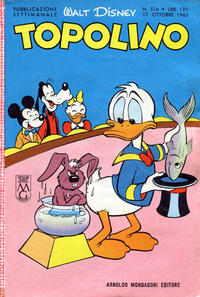 Cover Thumbnail for Topolino (Mondadori, 1949 series) #516