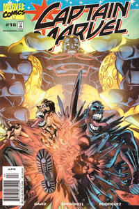 Cover Thumbnail for Captain Marvel (Marvel, 2000 series) #16 [Newsstand]