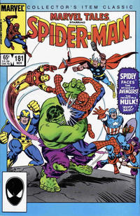 Cover for Marvel Tales (Marvel, 1966 series) #181 [Direct]