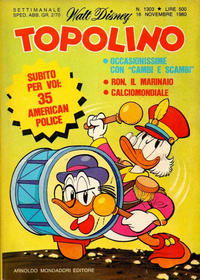 Cover Thumbnail for Topolino (Mondadori, 1949 series) #1303