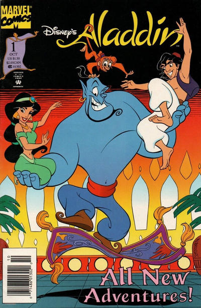 Cover for Disney's Aladdin (Marvel, 1994 series) #1 [Newsstand]