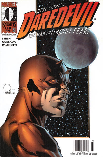 Cover for Daredevil (Marvel, 1998 series) #4 [Newsstand]