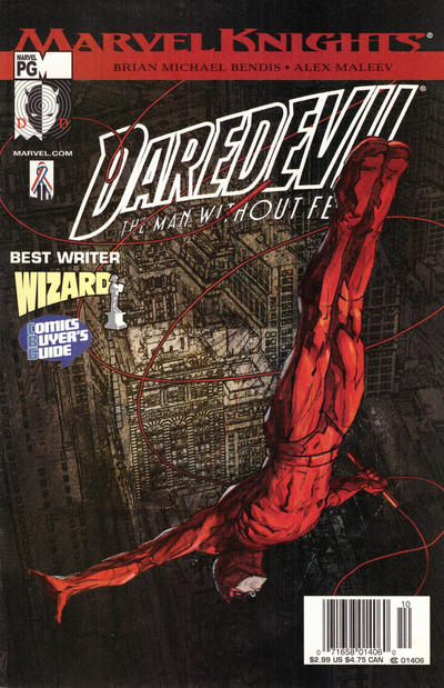 Cover for Daredevil (Marvel, 1998 series) #36 (416) [Newsstand]
