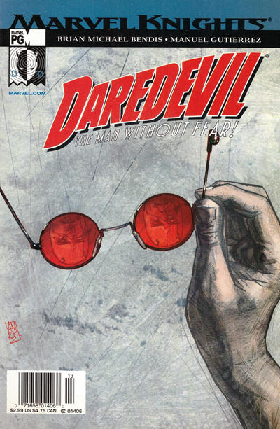 Cover for Daredevil (Marvel, 1998 series) #39 (419) [Newsstand]