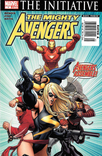 Cover for The Mighty Avengers (Marvel, 2007 series) #1 [Newsstand]