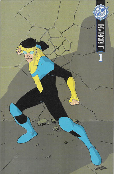 Cover for Invincible (Image, 2003 series) #1 [2015 SDCC Exclusive Skybound 5th Anniversary Box Set Color Cover - Cory Walker]