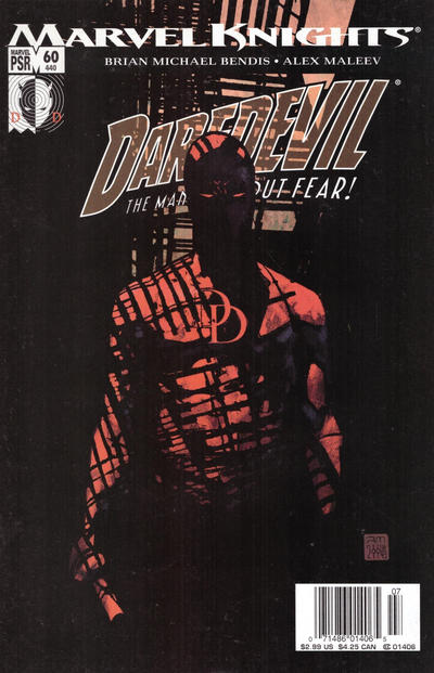 Cover for Daredevil (Marvel, 1998 series) #60 (440) [Newsstand]