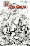 Cover Thumbnail for Killing Red Sonja (2020 series) #1 [Black and White Cover Roberto Castro]