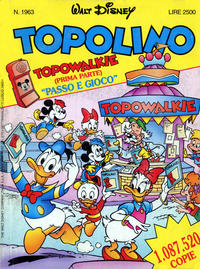 Cover Thumbnail for Topolino (Disney Italia, 1988 series) #1963