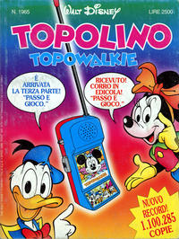 Cover Thumbnail for Topolino (Disney Italia, 1988 series) #1965