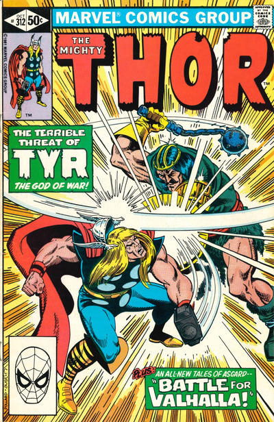 Cover for Thor (Marvel, 1966 series) #312 [Direct]