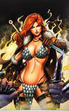 Cover for Killing Red Sonja (Dynamite Entertainment, 2020 series) #1 [Comics Elite Exclusive Cover Ryan Kincaid]