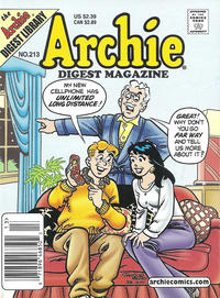Cover for Archie Comics Digest (Archie, 1973 series) #213 [Newsstand]