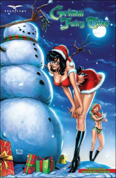 Cover for Grimm Fairy Tales Holiday Edition (Zenescope Entertainment, 2009 series) #1 [Limited Holiday Exclusive Variant - Mike DeBalfo]
