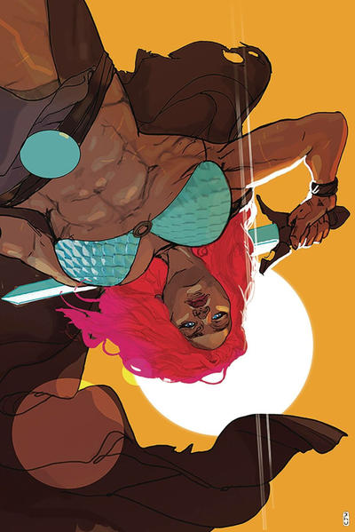 Cover for Killing Red Sonja (Dynamite Entertainment, 2020 series) #2 [Virgin Yellow Cover Christian Ward]