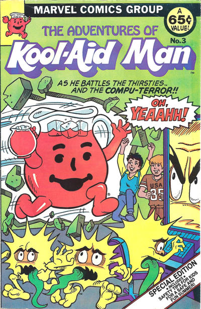 Cover for The Adventures of Kool-Aid Man (Marvel, 1983 series) #3 [Special Edition]