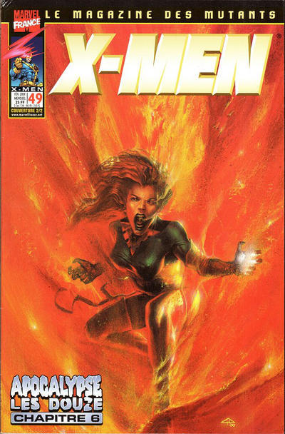 Cover for X-Men (Panini France, 1997 series) #49 [Phénix en flammes]