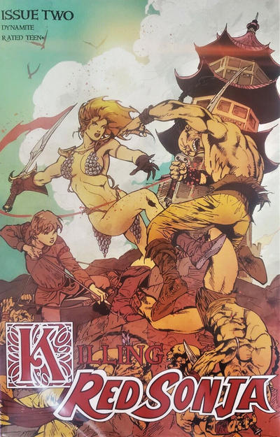 Cover for Killing Red Sonja (Dynamite Entertainment, 2020 series) #2 [Roberto Castro Cover]