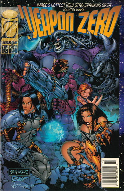 Cover for Weapon Zero (Image, 1995 series) #T-4 [Newsstand]