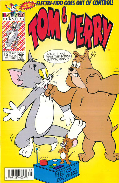 Cover for Tom & Jerry (Harvey, 1991 series) #15 [Newsstand]