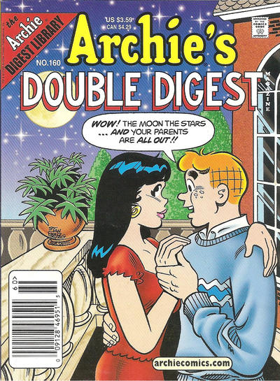 Cover for Archie's Double Digest Magazine (Archie, 1984 series) #160 [Newsstand]