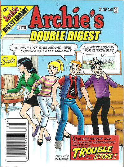 Cover for Archie's Double Digest Magazine (Archie, 1984 series) #178 [Canadian]
