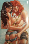 Cover for Grimm Fairy Tales 2008 Annual (Zenescope Entertainment, 2008 series) [Jay Co. Exclusive Risqué Variant - Mike DeBalfo]