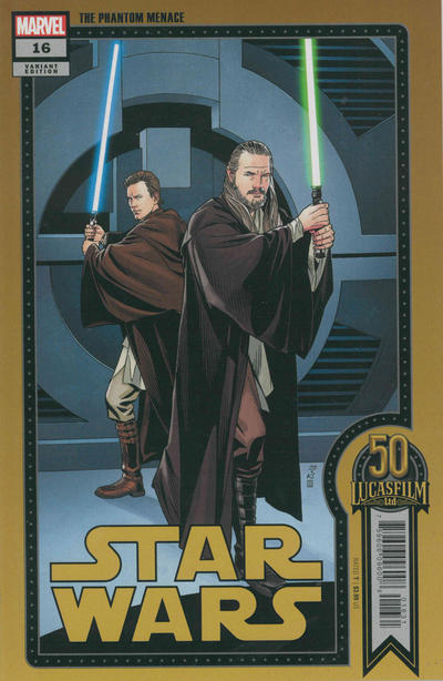 Cover for Star Wars (Marvel, 2020 series) #16 [Chris Sprouse & Karl Story 'Lucasfilm 50th Anniversary' Cover]