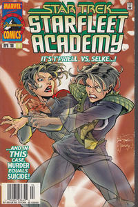 Cover for Star Trek: Starfleet Academy (Marvel, 1996 series) #17 [Newsstand]