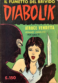 Cover Thumbnail for Diabolik (Astorina, 1962 series) #v2#4 - Atroce vendetta